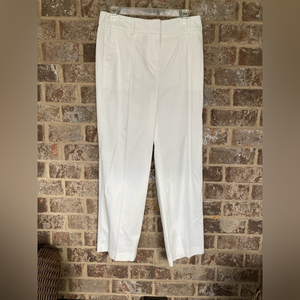 Talbots Bristol white pants size 4 New NWT retails $119